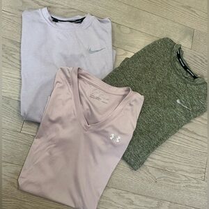 Nike and Under Armour T-Shirts bundle